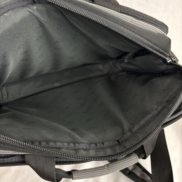 SwissGear Wenger Black & Gray Laptop Bag - Multiple Compartments Durable Fabric. - Picture 13 of 16